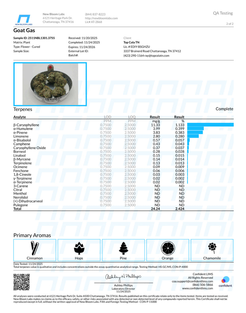 Goat Gas  (CapsCut/Indoor)