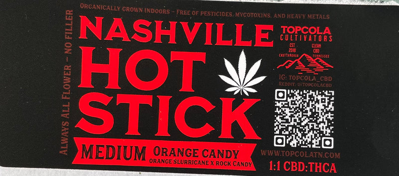 Nashville Hot Sticks(100% Ground Indoor Flower)